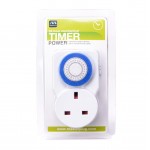 Masterplug TMS24 Daily Mechanical Segment Timer White   