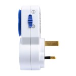 Masterplug TMS24 Daily Mechanical Segment Timer White   