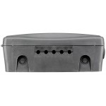 Masterplug WBX-MP Outdoor IP54 rated Cable Wire Storage Box Power Strip Socket Extension Organizer Dark Grey