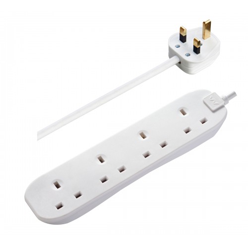 Masterplug BFG2N 4 Socket 13A Fused Extension Leads 