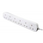 Masterplug BSG2N 6 Socket 13A Fused Extension Leads 