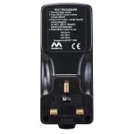 Masterplug PRCDKB-MP RCD Safety Plug 13A Fused UK 3 P Black Residual Current Device