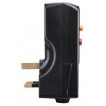 Masterplug PRCDKB-MP RCD Safety Plug 13A Fused UK 3 P Black Residual Current Device