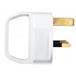 Masterplug PT13HW 13A Plug with Handle White