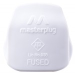 Masterplug PT13W Rewireable 13A Fused Plug White