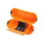 Masterplug SPTO  Outdoor IP44 dustproof and waterproof 1 Socket and plug cover Weatherproof wire carriage storage box Orange