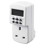 Masterplug TES7 7 Days Programmable Electronic Timer White   