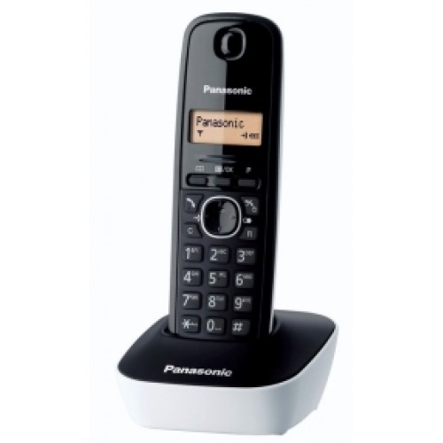 Panasonic KX-TG1611FXW 1.8GHz Cordless Phone White   