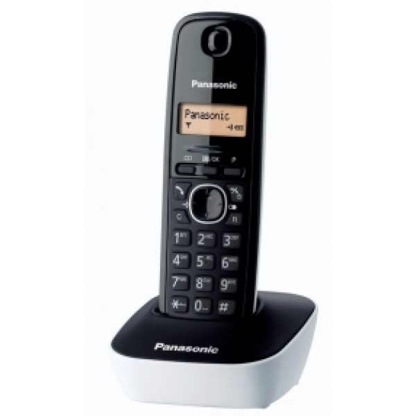 Panasonic KX-TG1611FXW 1.8GHz Cordless Phone White   