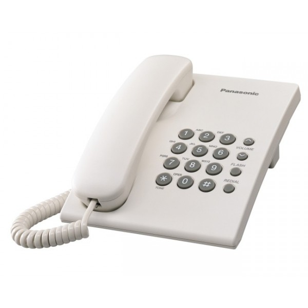 Panasonic KX-TS500MXW Corded Phone White