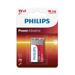 Philips 6LR61P1B/97 Power Alkaline Batteries 9V 1 pc/pack
