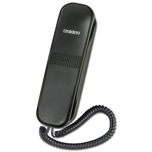 Uniden AS7101 Classic Trimline Telephone Black