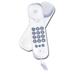 Uniden AS7101 Classic Trimline Telephone White