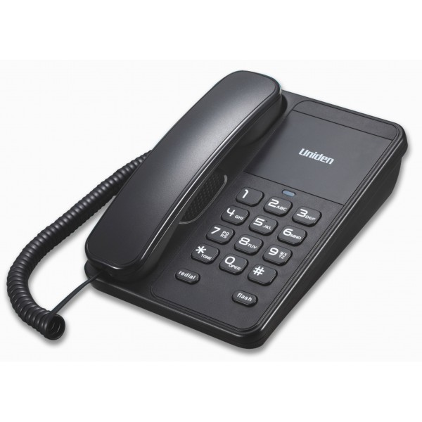 Uniden AS7202 Basic Desktop Phone Black