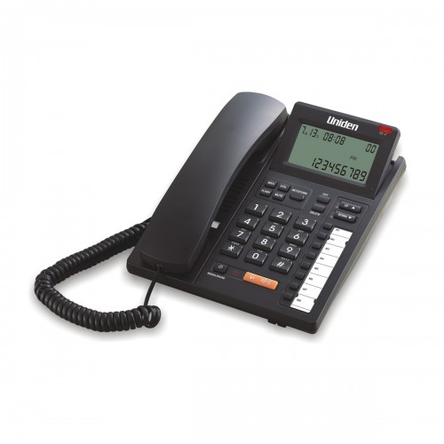 Uniden AS7411 Corded Phone with CID Speaker LCD Tilt Adjustable 